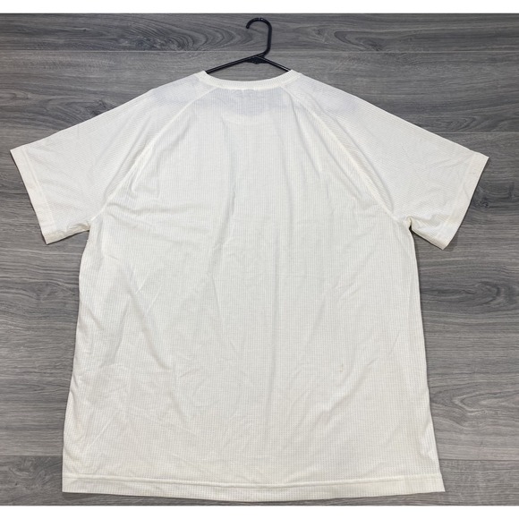 Outdoor Voices T Shirt Extra 3XLarge Beige Mesh Thinkfast Waffle Knit - Picture 7 of 9